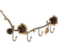 Вешалка BOGACHO Роза Прованса Хедж 79058/бронзовый