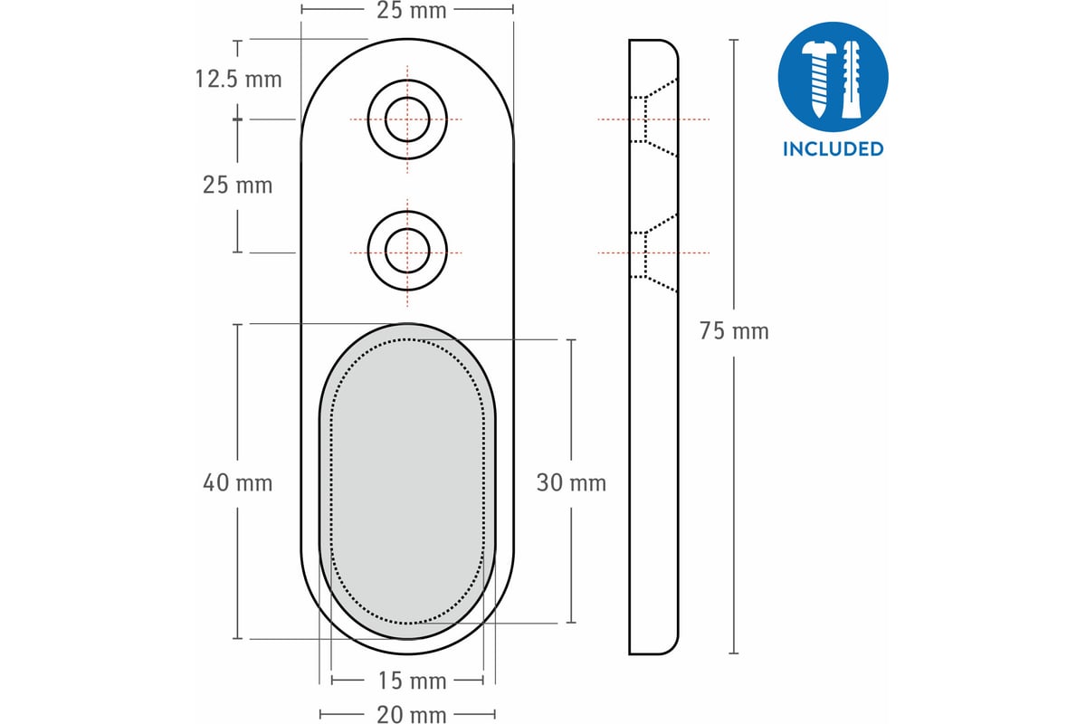 Телескопическая выдвижная штанга шкафа Tatkraft BUTLER 60-90 см 13711 ...