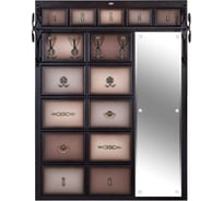 Вешалка BOGACHO Пандора-4 15005/Оберджи/ш/шоколад