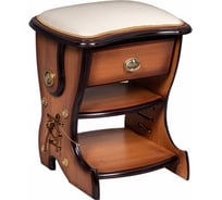 Табурет BOGACHO Сапог с ящиком 11136/белый