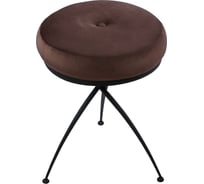 Кованый табурет BOGACHO Шанель 19025/шоколадный