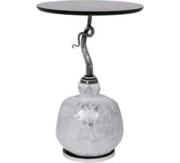 Журнальный кофейный столик BOGACHO Серебряный Гранат 17147/серебристый