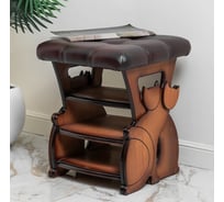 Табурет BOGACHO Марта-3 11179/бордовый