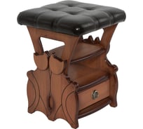 Табурет BOGACHO Марта-2 с ящиком 11178/шоколадный