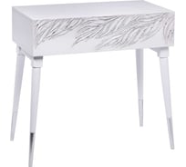 Пристенный стол-консоль BOGACHO Тропик Стайл с серебром 11656/БлСильвер