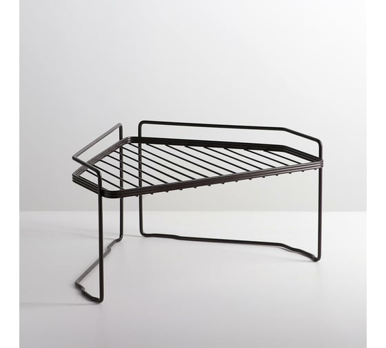 Полка Доляна для шкафа, угловая 31x24,5x16 см, цвет коричневый 4320825