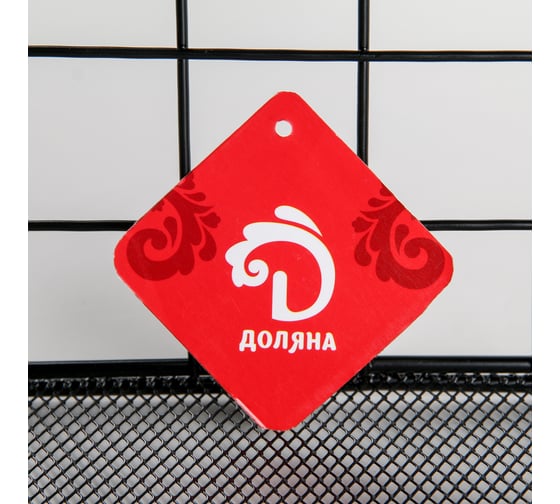 Полка Доляна "Лофт" 35x12x15,5 см, цвет черный 4442407