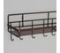 Бытовая полка Доляна с крючками 40,4x13,3x12,5 см, цвет коричневый 4429193 3