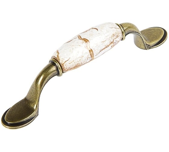 Ручка-скоба СИМАЛЕНД Ceramics 007, 96 мм, керамическая, бронза 3639428