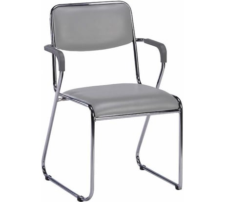 Кресло EVERPROF Fix Plus экокожа, серый EP-Fix Plus PU Grey