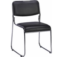 Кресло EVERPROF Fix Chrome экокожа, черный EP-Fix Chrome PU Black