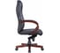 Кресло EVERPROF Monaco Wood кожа, черный EP-082 W Leather Black 2