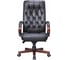 Кресло EVERPROF Monaco Wood кожа, черный EP-082 W Leather Black 3