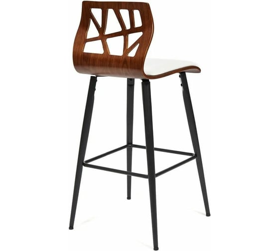 Барный стул Tetchair TAIGA mod.4042B дерево, экокожа, 47x48x102 см, высота сиденья 74 см 2 шт 13661