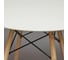 Стол Tetchair CINDY NEXT mod.80-MDF металл, мдф, бук, D80x75 см, белый/натуральный 13067 5