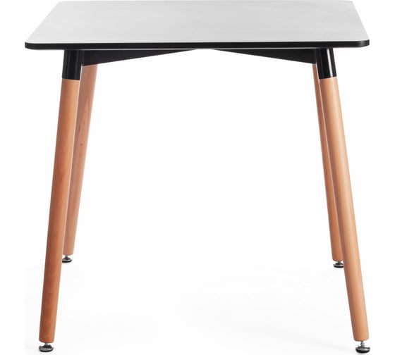 Стол Tetchair JOHN mod. T1003 МДФ, дерево, 80x80x75 см, Black/ Natural 15174
