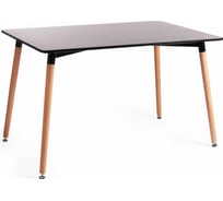 Стол Tetchair JOHN mod. T1001 МДФ, дерево, 80x120x75 см, Black/ Natural 15182