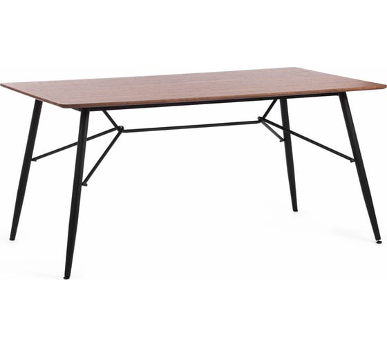 Стол Tetchair RUSTO mod. 289 МДФ, металл, 160x90x75 см, Black (Черный) / Walnut (Орех) 10 15519 1