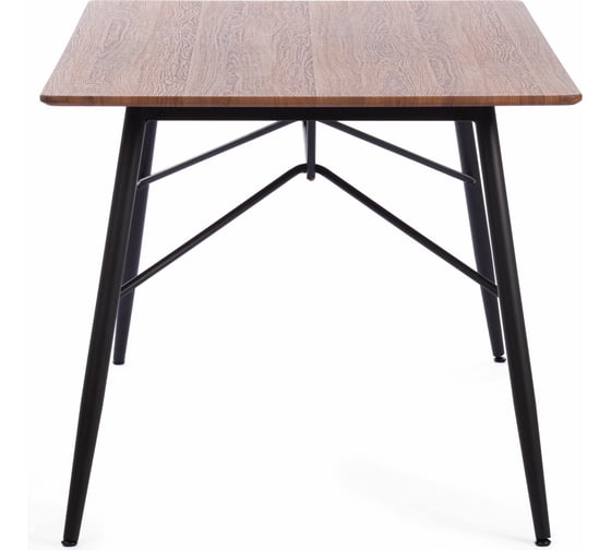 Стол Tetchair RUSTO mod. 289 МДФ, металл, 160x90x75 см, Black (Черный) / Walnut (Орех) 10 15519