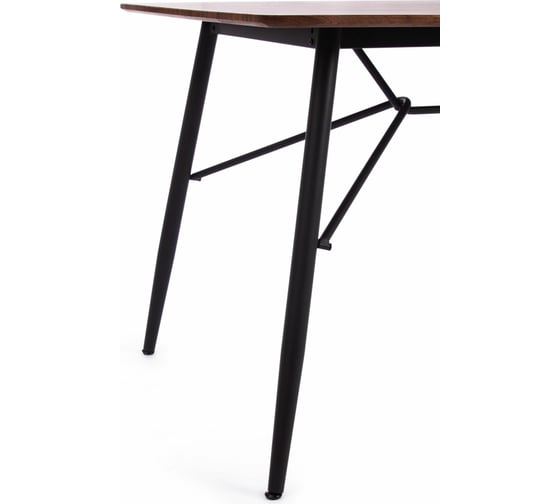 Стол Tetchair RUSTO mod. 289 МДФ, металл, 160x90x75 см, Black (Черный) / Walnut (Орех) 10 15519