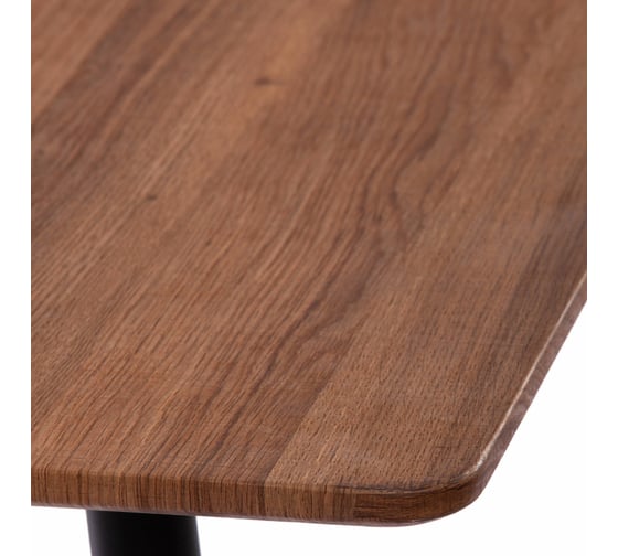 Стол Tetchair RUSTO mod. 289 МДФ, металл, 160x90x75 см, Black (Черный) / Walnut (Орех) 10 15519