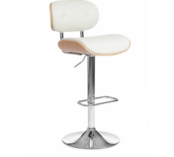 Барный стул Tetchair DRAKAR mod.4050 металл, дерево, экокожа, 51x56x95-116 см, высота сиденья 65-87 14380 1