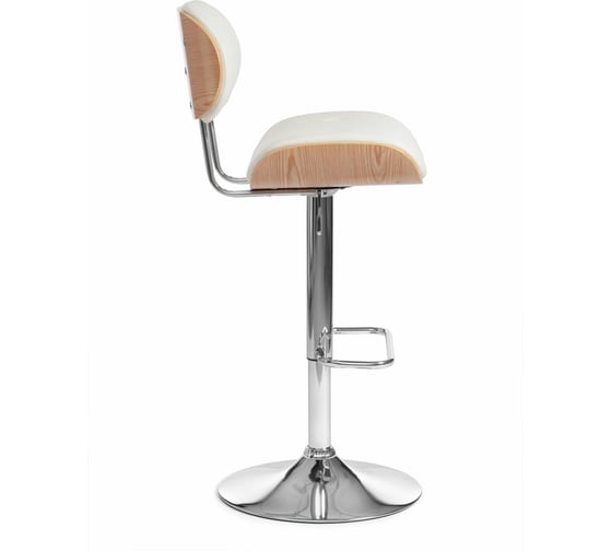 Барный стул Tetchair DRAKAR mod.4050 металл, дерево, экокожа, 51x56x95-116 см, высота сиденья 65-87 14380