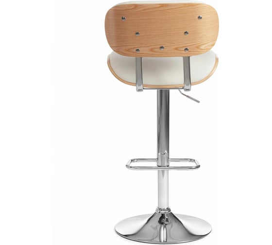Барный стул Tetchair DRAKAR mod.4050 металл, дерево, экокожа, 51x56x95-116 см, высота сиденья 65-87 14380