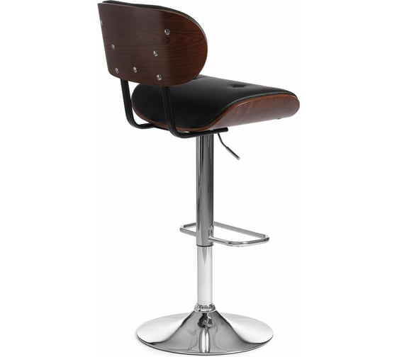 Барный стул Tetchair DRAKAR mod.4050 металл, дерево, экокожа, 51x56x95-116 см, высота сиденья 65-87 14377