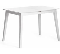 Стол обеденный tetchair lorenzo лоренцо дерево гевея мдф 1067x1600 457x760см pure white 402