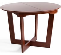 Раскладной круглый стол Tetchair BORNEO (Борнео) основание бук, столешница мдф, 110x75x110+40 см 14283