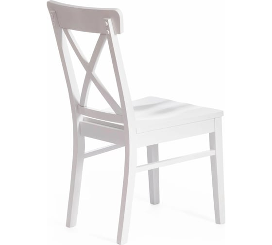 Стул Tetchair Retro дерево гевея, МДФ, 44,3x55x89xSH45 см, 2 шт белый (White) 15110