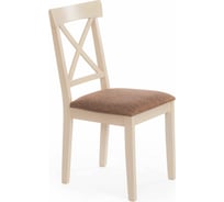 Стул Tetchair Гольфи Джуниор/Golfi Junior дерево гевея, 45x51x94, 2 шт ivory white, ткань 14117