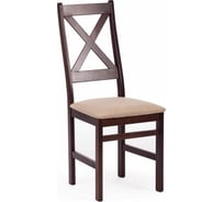 Стул Tetchair CROSSMAN многослойная фанера, 100x41x40, Cappuchino, 2 шт ткань бежевая (Ford William 7) 19031