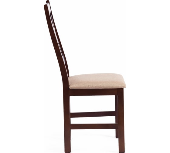 Стул Tetchair CROSSMAN многослойная фанера, 100x41x40, Cappuchino, 2 шт ткань бежевая (Ford William 7) 19031