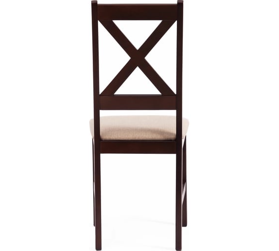 Стул Tetchair CROSSMAN многослойная фанера, 100x41x40, Cappuchino, 2 шт ткань бежевая (Ford William 7) 19031