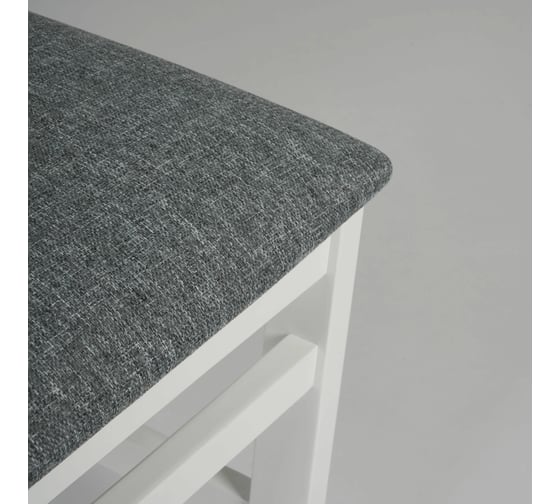 Стул Tetchair SWEDEN многослойная фанера, 100x41x40, white, 2 шт ткань серая (16/1) разобранный 19034
