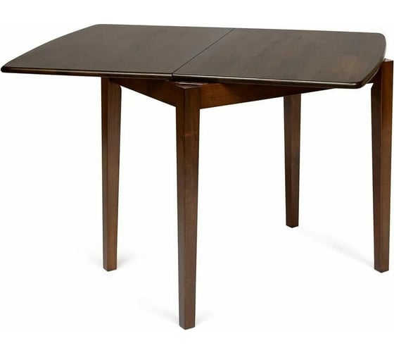 Стол Tetchair TEODORO mod. F-SHR3624RD W4 дерево гевея, мдф, 60x90(90x120)x76 см, walnut (орех) 13481