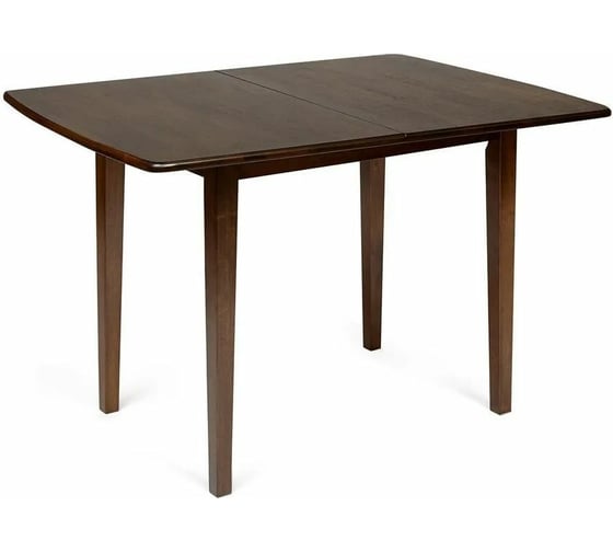 Стол Tetchair TEODORO mod. F-SHR3624RD W4 дерево гевея, мдф, 60x90(90x120)x76 см, walnut (орех) 13481