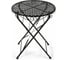 Стол Tetchair Secret De Maison Patio стальной сплав, 60Dх70 см, черный 9967 1