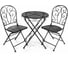 Стол Tetchair Secret De Maison Patio стальной сплав, 60Dх70 см, черный 9967 3