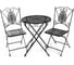 Стол Tetchair Secret De Maison Patio стальной сплав, 60Dх70 см, черный 9967 4
