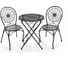 Стол Tetchair Secret De Maison Patio стальной сплав, 60Dх70 см, черный 9967 5