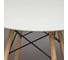 Стол Tetchair CINDY NEXT mod.80-MDF металл, мдф, бук, D70x75 см, белый/натуральный 15854 3