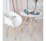 Стол Tetchair CINDY NEXT mod.80-MDF металл, мдф, бук, D70x75 см, белый/натуральный 15854 7