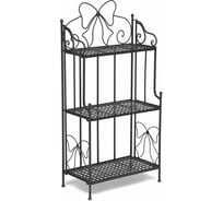 Этажерка Tetchair Secret De Maison 002 стальной сплав, 59x30x118 см, черный 10655