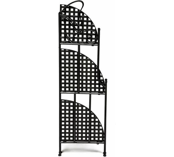 Угловая этажерка Tetchair Secret De Maison 003 стальной сплав, 36x36x120 см, черный 10657