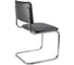 Стул RIVA Chair Сильвия хром, кож/зам, черный УЧ-00001764 5