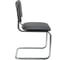 Стул RIVA Chair Сильвия хром, кож/зам, черный УЧ-00001764 6