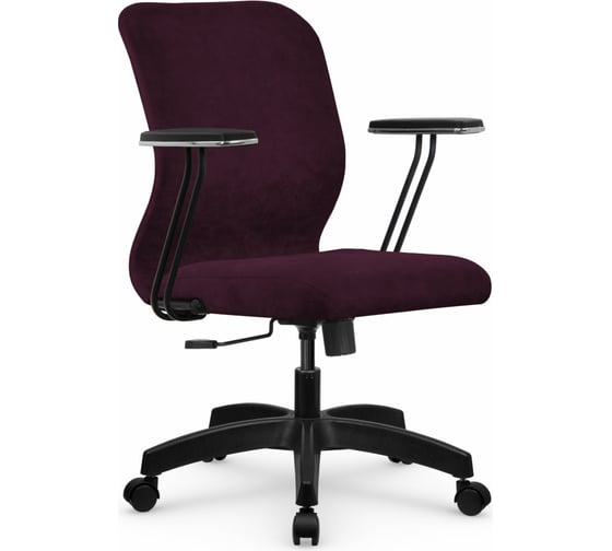 Кресло МЕТТА SU-Mr-4 Vivaldi подлокотник 110, основание 001, сливовый z313549415 1